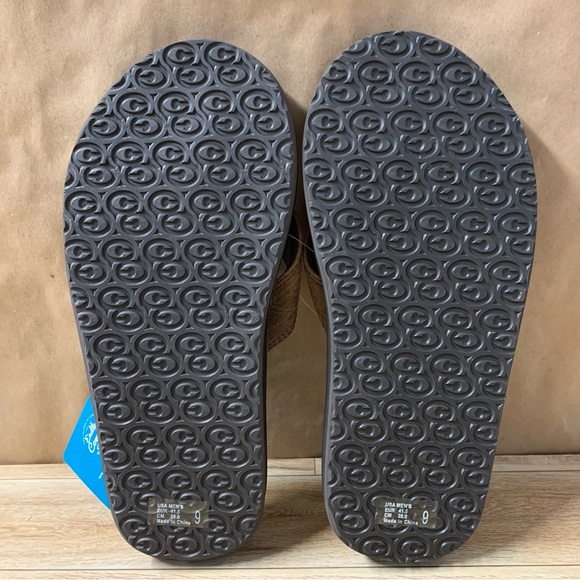 New! Cobian ARV 2 Sandals Flip Flops Thongs Men 9 Brown Java Beach Surf - Picture 6 of 10